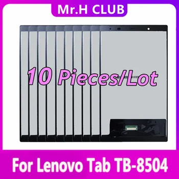 10 יח ' LCD עבור Lenovo Tab 4 TB-8504 LCD TB-8504F TB-8504N TB-8504X TB-8504P תצוגת LCD מסך מגע זכוכית חיישן הרכבה
