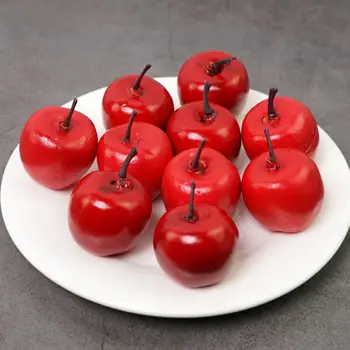 מדומה 10Pcs/תיק עדין שולחן האוכל תפאורה מזויפת ירקות Colorfast מלאכותי פירות לאורך זמן אספקה הביתה