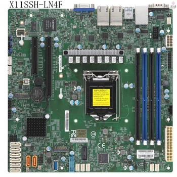 על Supermicro X11SSH-LN4F לוח האם 64GB LGA 1151 DDR4 מיקרו ATX Mainboard 100% נבדקו באופן מלא עבודה