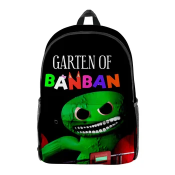 WAWNI Garten של Banban תרמיל מזדמן בוא נזוז Harajuku רוכסן התרמיל ייחודי Traval תיק 3D Cosplay Zip Daypack אופנה ילקוט