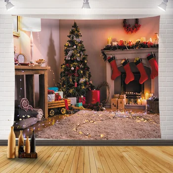 חמה מכירת חג המולד תלייה דקורטיביים שטיח הקיר תוספות חיים קישוט חדר חג המולד מסיבת רקע בד כרזות בד