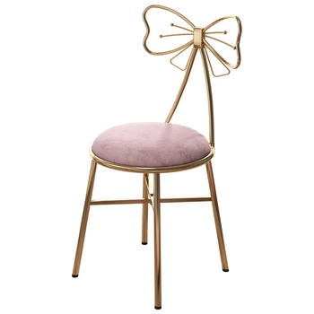 איפור צואה משק הבית בנות שולחן איפור צואה השינה הלבשה הכיסא אור יוקרה משענת כיסא הפרפר