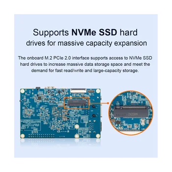 עבור תפוז פאי 5 פיתוח המנהלים RK3588S PCIE מודול 4GB זיכרון 8 ליבות 64 ביט תכנות לוח אם עם מפזר חום
