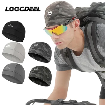 LOOGDEEL הקיץ רכיבה על אופניים כובע גברים קסדת אופנוע אניה רכיבה על אופניים אנטי-זיעה כובע ייבוש מהיר Windproof ספורט רכיבה על אופניים הכובעים