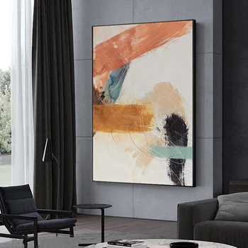 מופשט ציור שמן קיר קישוט תמונת אמנות מודרנית הביתה בעבודת יד בד תולה את התמונה בסלון מרפסת המלון פוסטר יפה