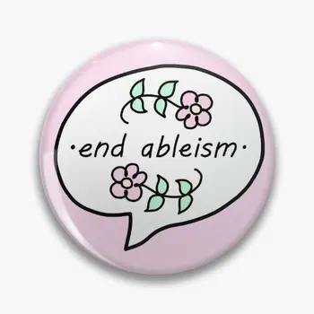 סוף Ableism רך כפתור Pin אופנה הסיכה צווארון הסיכה יצירתי תג עיצוב מתנת מאהב נשים בגדים קריקטורה מצחיק תכשיטים