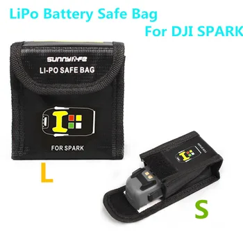 LI-PO בטיחות סוללה תיק פיצוץ הוכחה שקית אחסון עבור DJI ניצוץ