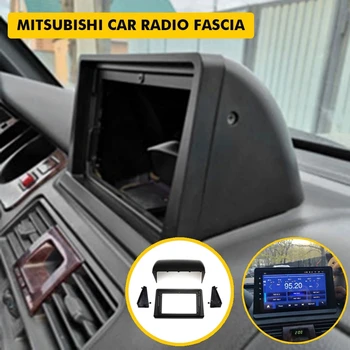 על Mitsubishi Pajero מונטרו V31 'יטה 2 Din 9 אינץ' רדיו במכונית Fascia Kingbox סטריאו מסגרת צלחת מתאם לוח הניווט בתיבה