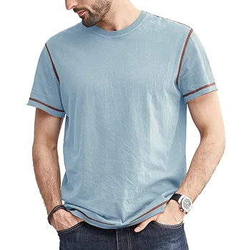 חולצה קצרה מזדמנים מדי יום קיץ גברים חולצות Tees לכל היותר O-צוואר חולצות לגברים מנופחים חולצה גרפי החולצות.