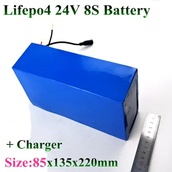 24v lifepo4 24v 20ah lifepo4 סוללה BMS 30A 700w מנוע 800w bateria 24v ebike סוללה להשתמש מותג 3.2 v 20ah תאים + מטען