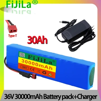 36V 30Ah 10S3P 18650 geändert fahrrad elektrische אוטומטי motorrad רולר batterie mit15A BMS ליתיום-batterie pack+42V2A ladegerät
