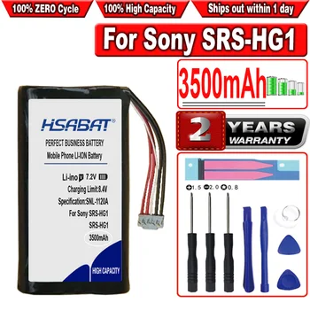 HSABAT 3500mAh LIS2213 סוללה עבור Sony SRS-HG1 שחקן מצבר 3-אנחנו