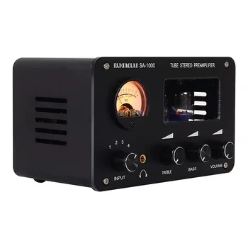 SA-1000 Audiophile Preamp הגרדום HiFi אודיו הגרדום מראש המועצות 6H3N אלקטרונית צינור מגבר אוזניות