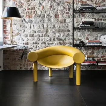 האופנה החדשה אישית יצירתית חד-מושב הספה כיסא פלסטיק פרסה הכיסא אמנות הפנאי כיסא בסגנון נורדי 