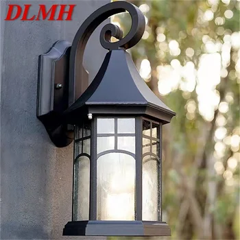 DLMH חיצוני LED מנורות קיר, מנורות קלאסי עמיד למים עבור רטרו הביתה מרפסת קישוט