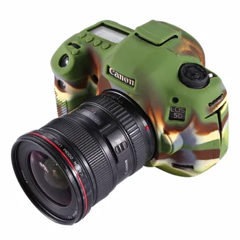 PULUZ סיליקון רך כיסוי מגן מקרה עבור Canon EOS 5D Mark III / 5D3