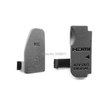 5PCS חדש מיקרופון USB Flash A/V out גומי, כובע / כיסוי חלופי עבור Canon EOS 70D DS126411 SLR