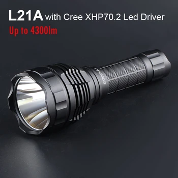 השיירה L21A 21700 פנס עם Cree XHP70.2 Led Linterna הבזק אור גבוה חזק לפיד Lanterna מחנאות, דייג עבודת המנורה