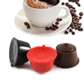 3Pcs מכונת קפה לשימוש חוזר קפסולת קפה פילטר על נס למילוי קפה מחזיק כוסות תא מסננת