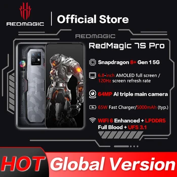 הגירסה העולמית נוביה RedMagic 7 Pro MobilePhone 6.8
